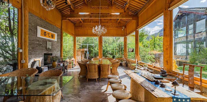 古鎮民宿設計效果圖