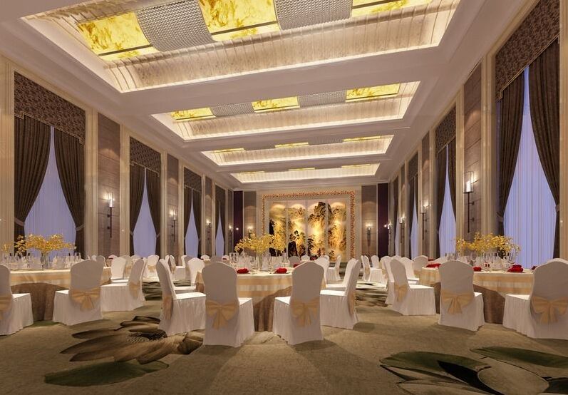 酒店內部宴會廳效果圖