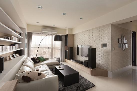 走廊通向臥室區效果圖