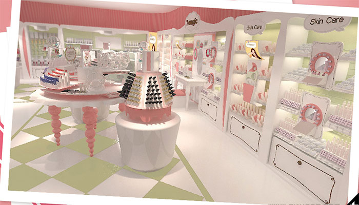 杭州時尚飾品店鋪裝修設(shè)計