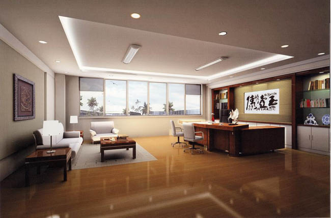 總經(jīng)理辦公室設(shè)計(jì)：突出大氣，有文化和穩(wěn)重