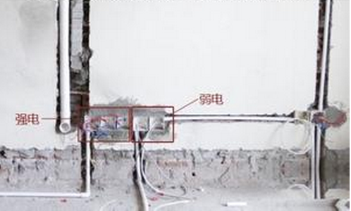 強(qiáng)電、弱電分路走