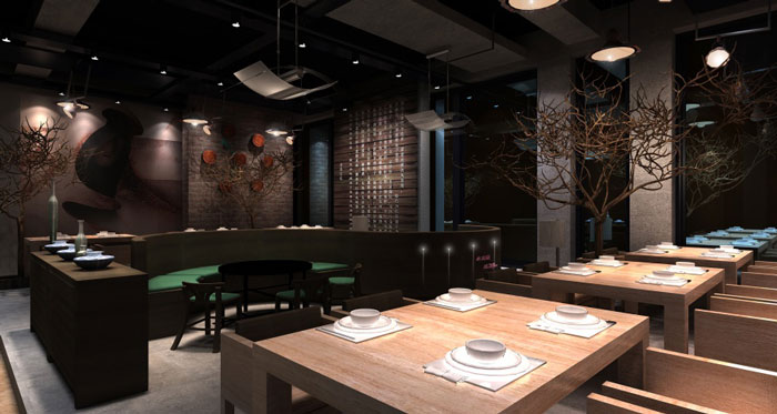 木石源咖啡廳裝修設計案例