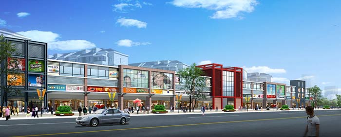 水果店商業街商鋪