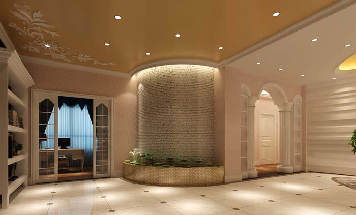 溫馨、浪漫美容院裝修設計案例效果圖