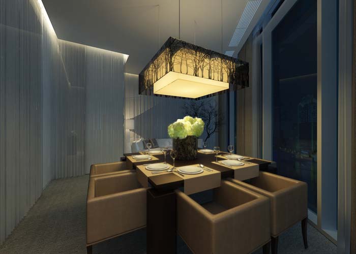 休閑類型主題餐廳酒吧餐飲區域裝修設計案例效果圖