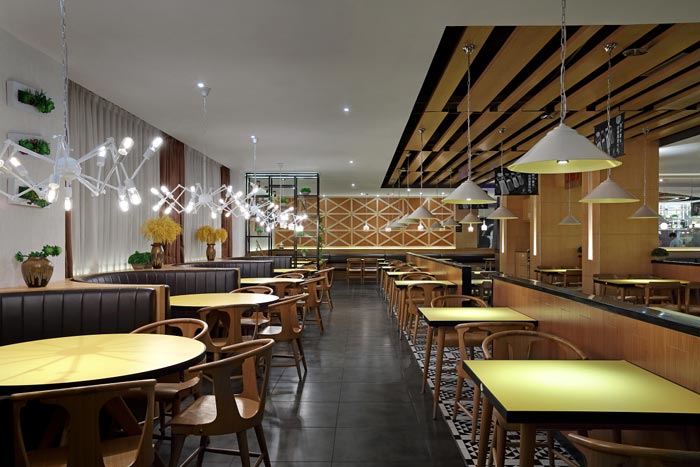 特色餐廳大廳裝修設計案例效果圖