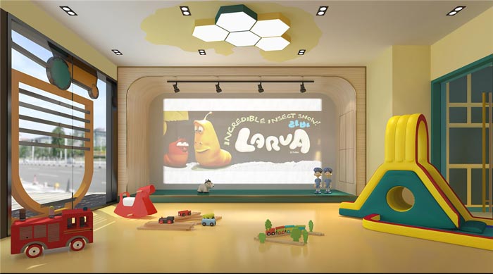 早教中心玩耍區裝修設計案例效果圖