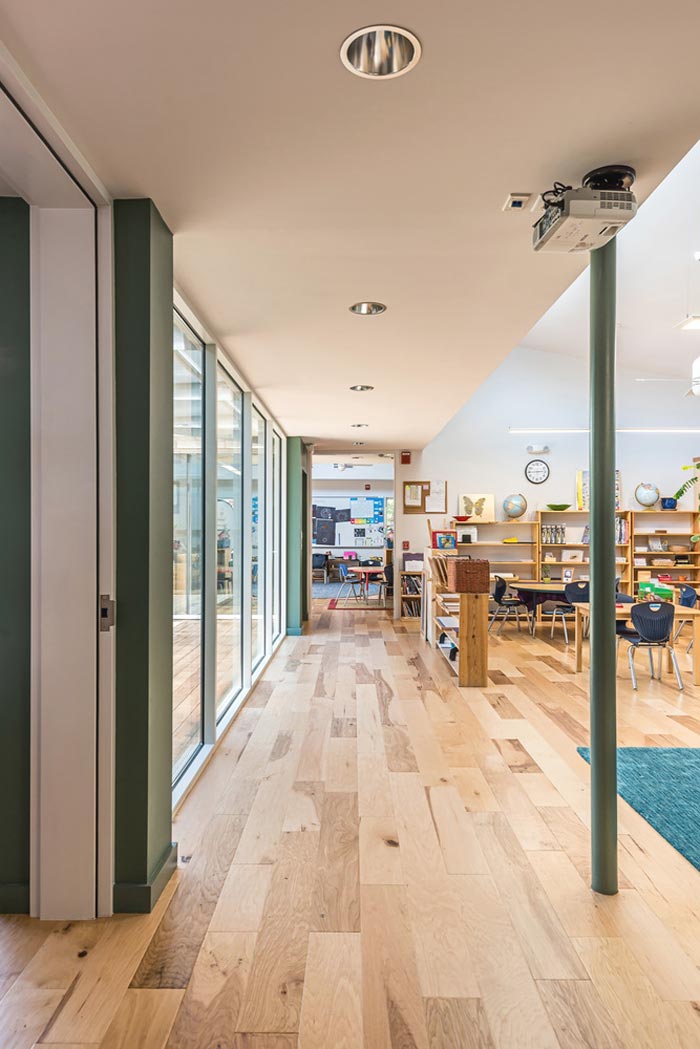 幼兒早教機構過道修設計案例效果圖