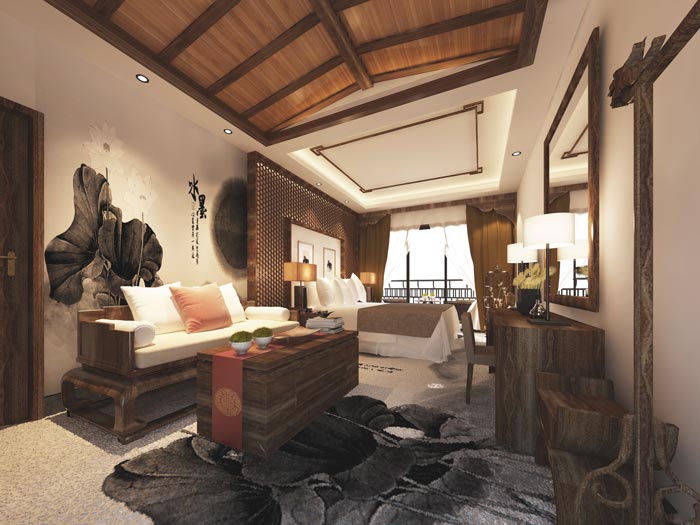 特色度假酒店客房接待裝修設計案例
