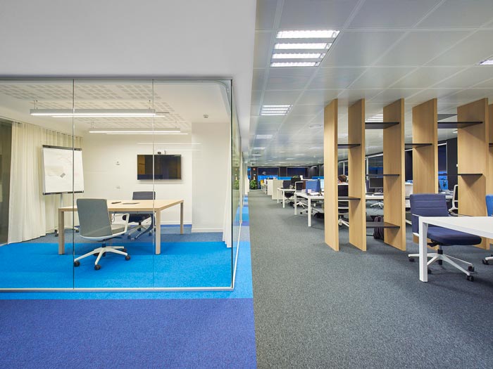 醫(yī)藥公司辦公室動(dòng)線(xiàn)裝修設(shè)計(jì)案例效果圖