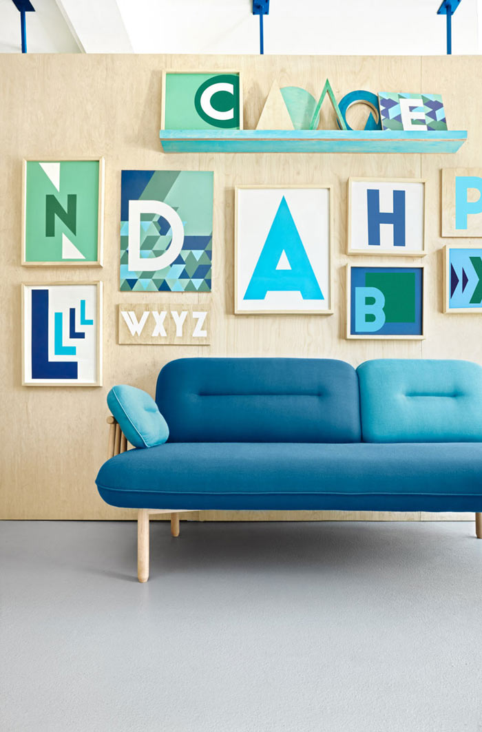 英語教育培訓機構接待區(qū)裝修設計案例效果圖