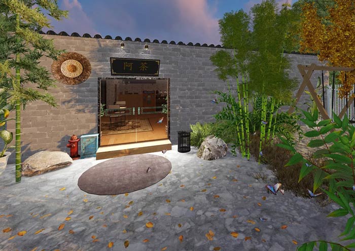 自助茶餐廳門(mén)頭裝修設(shè)計(jì)效果圖