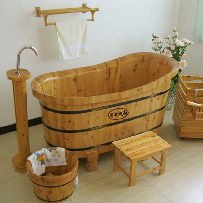 木浴桶高度數值效果圖