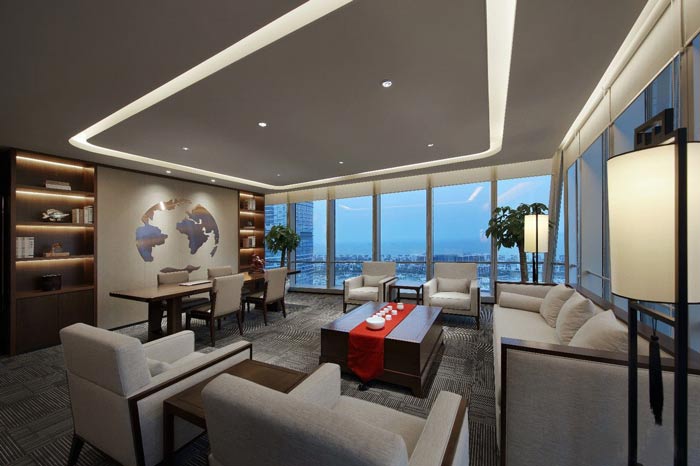 企業老總辦公室裝修效果圖