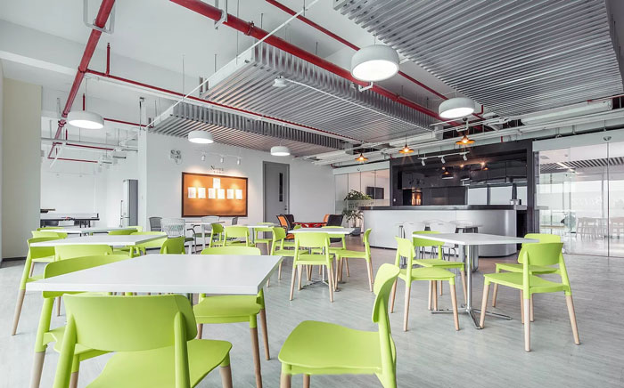 服裝貿易公司辦公室休息區裝修設計效果圖