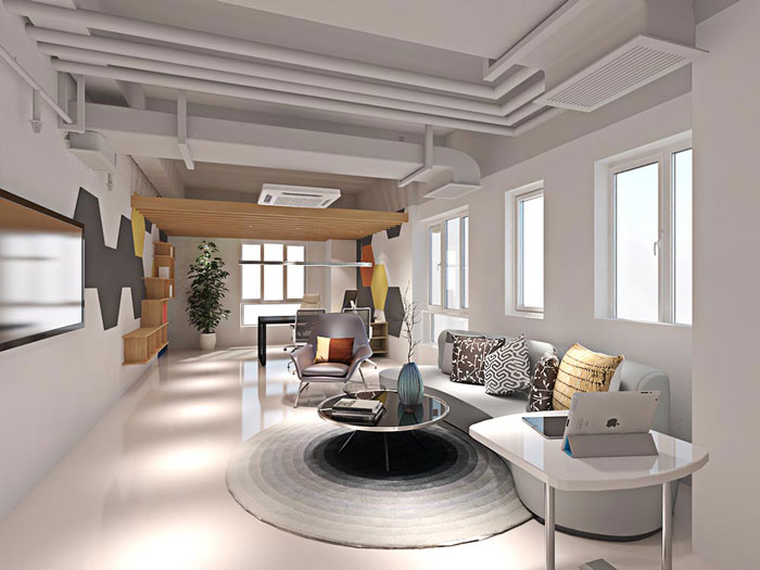 網(wǎng)絡科技公司總經(jīng)理辦公室裝修設計效果圖