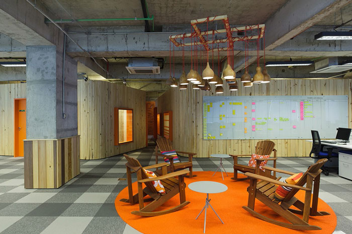 百貨公司辦公室洽談區裝修設計效果圖