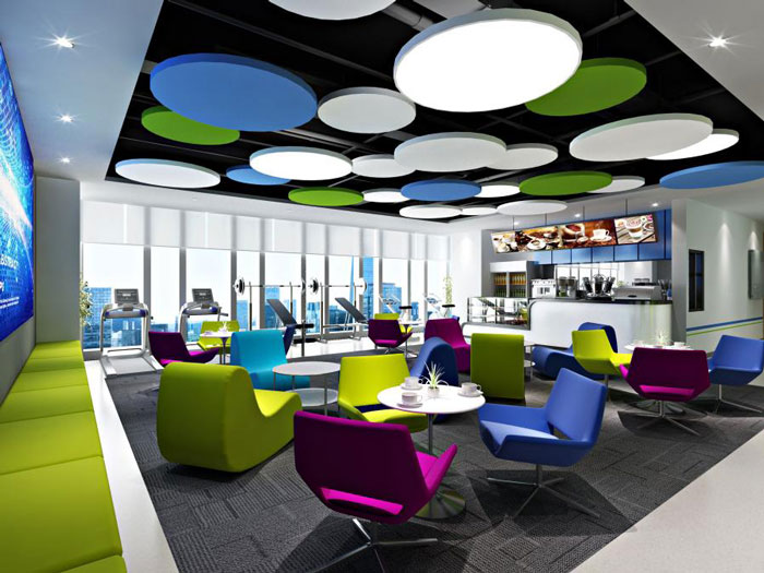 杭州余杭區(qū)臨平辦公室茶水間裝修設計效果圖