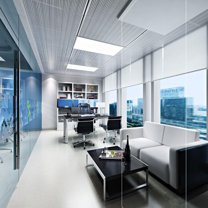 杭州余杭區(qū)臨平總經(jīng)理辦公室裝修設計效果圖