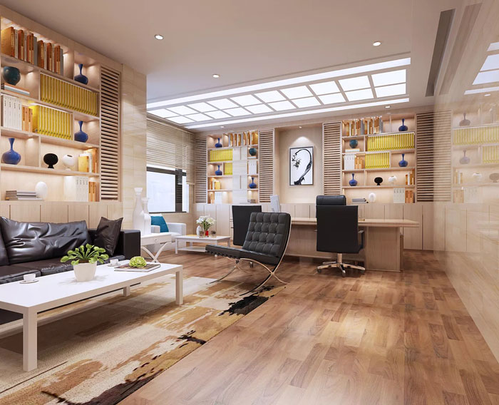 互聯網公司經理辦公室裝修設計效果圖