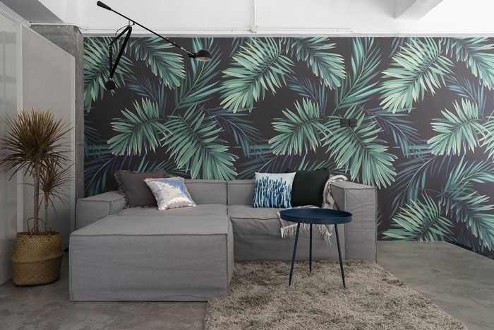 家具公司辦公室二樓休息區裝修設計效果圖