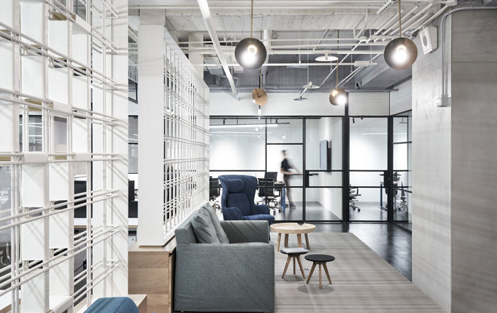 科技公司辦公室洽談區裝修設計效果圖