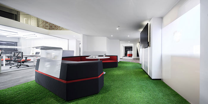 智慧辦公室交流區裝修設計效果圖