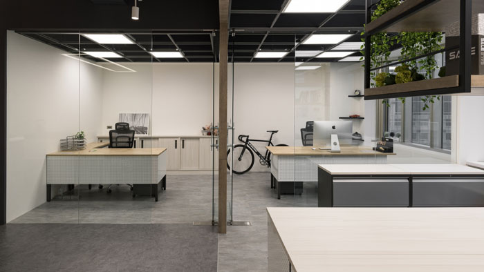 科技公司總經理辦公室裝修設計效果圖