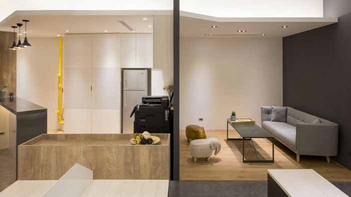 科技公司辦公室洽談區裝修設計效果圖