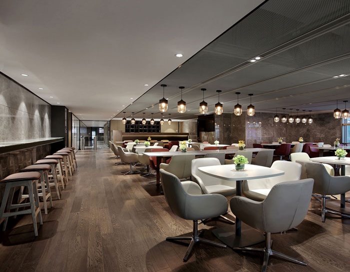 藥業公司辦公室休息區裝修設計效果圖