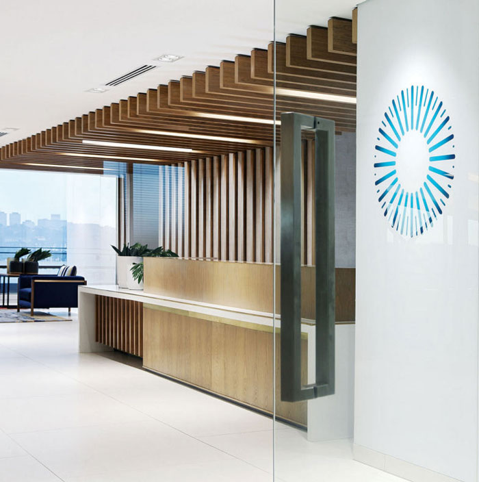 律師事務所辦公室前臺裝修設計效果圖