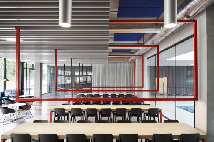 集團辦公樓交流區裝修設計效果圖