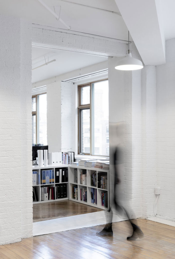 工業風格辦公室吧臺入口裝修設計效果圖