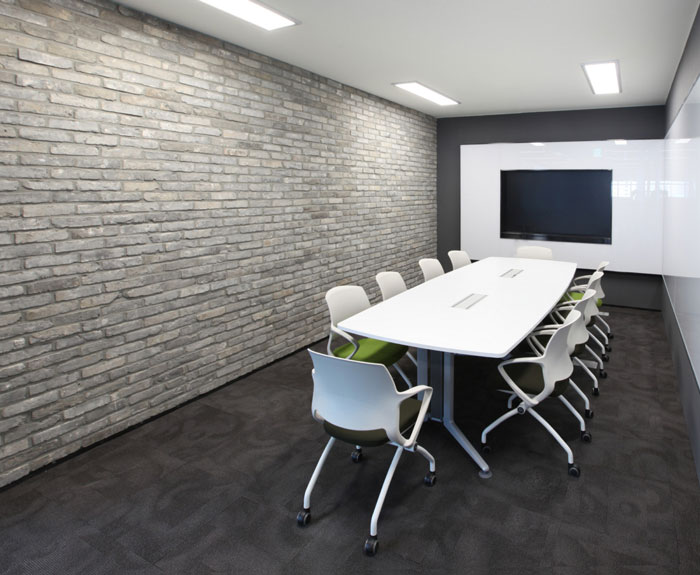 塑料材料公司辦公室會議室裝修設計效果圖