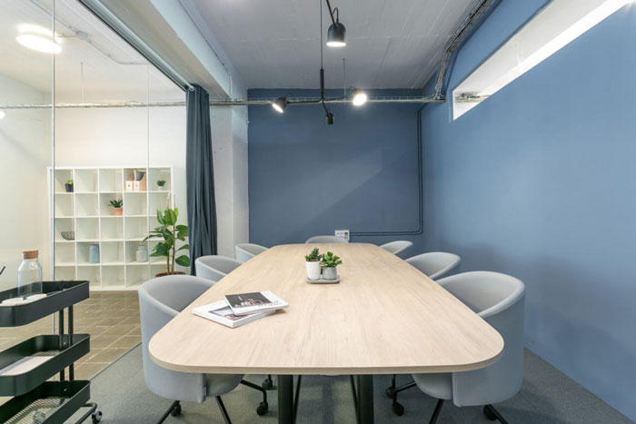 現代化辦公室會議室裝修設計效果圖