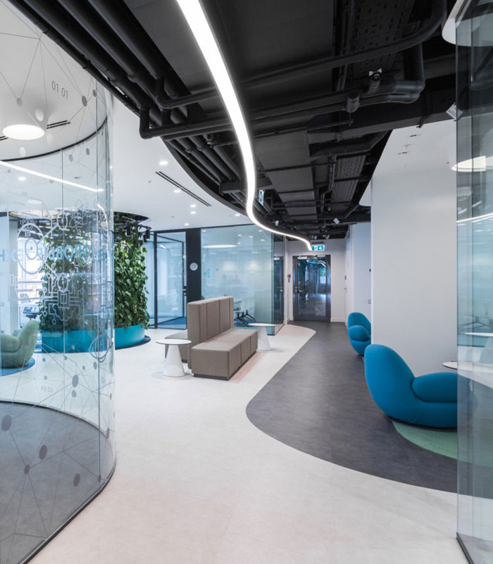 IT公司辦公室過道裝修設計效果圖