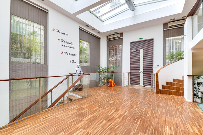 兩層550平方辦公室進門區裝修設計效果圖