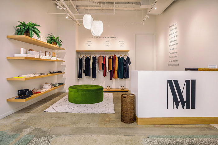 時尚辦公空間前臺裝修設(shè)計效果圖