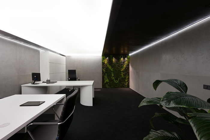 現代辦公室辦公會議區裝修設計效果圖