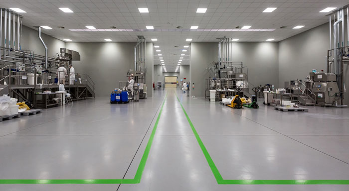 化妝品公司辦公室廠區裝修設計效果圖