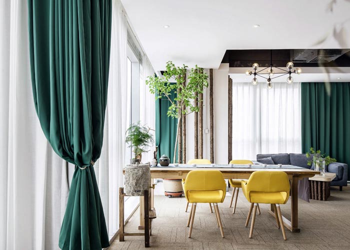 環(huán)保總經(jīng)理辦公室左側(cè)裝修設(shè)計(jì)效果圖