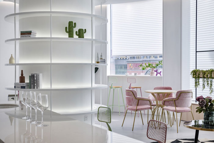 美容機(jī)構(gòu)辦公室裝修設(shè)計(jì)效果圖