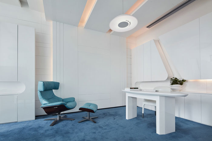 企業總經理辦公室裝修設計效果圖