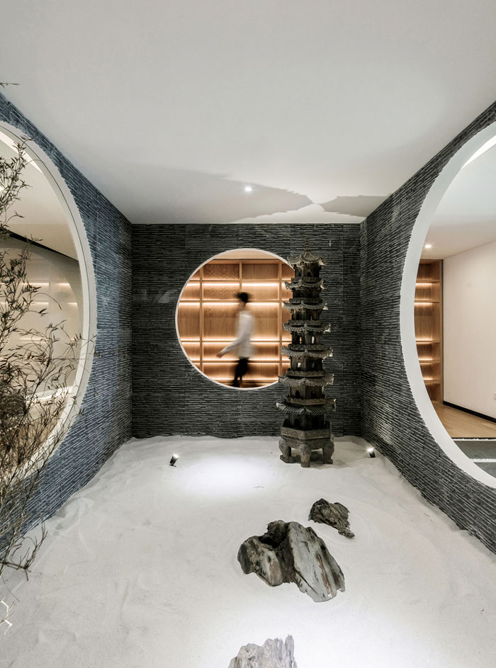 禪意辦公會(huì)所裝飾效果圖