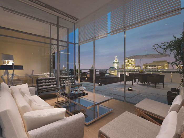 現(xiàn)代中式辦公會所交流區(qū)設計效果圖