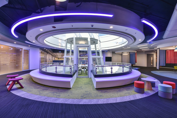 廠房辦公樓辦公過道裝修設計效果圖