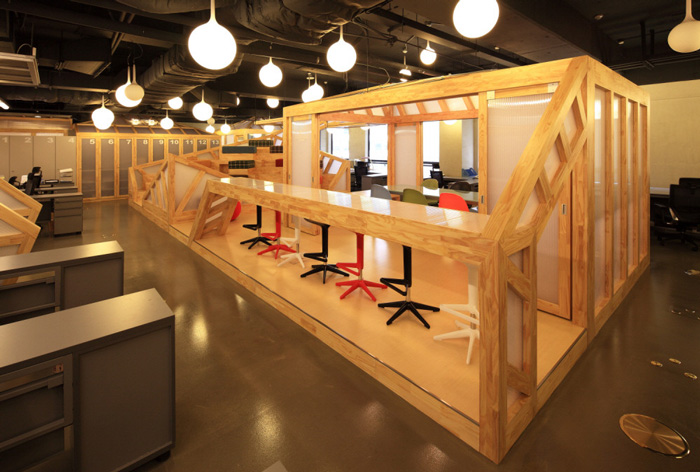 家具廠辦公室辦公區裝修設計方案效果圖