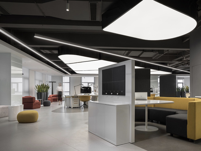 產業園辦公室辦公區裝修設計效果圖