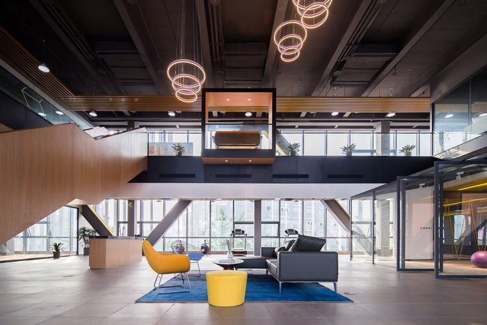 聯合辦公大廳裝修設計效果圖